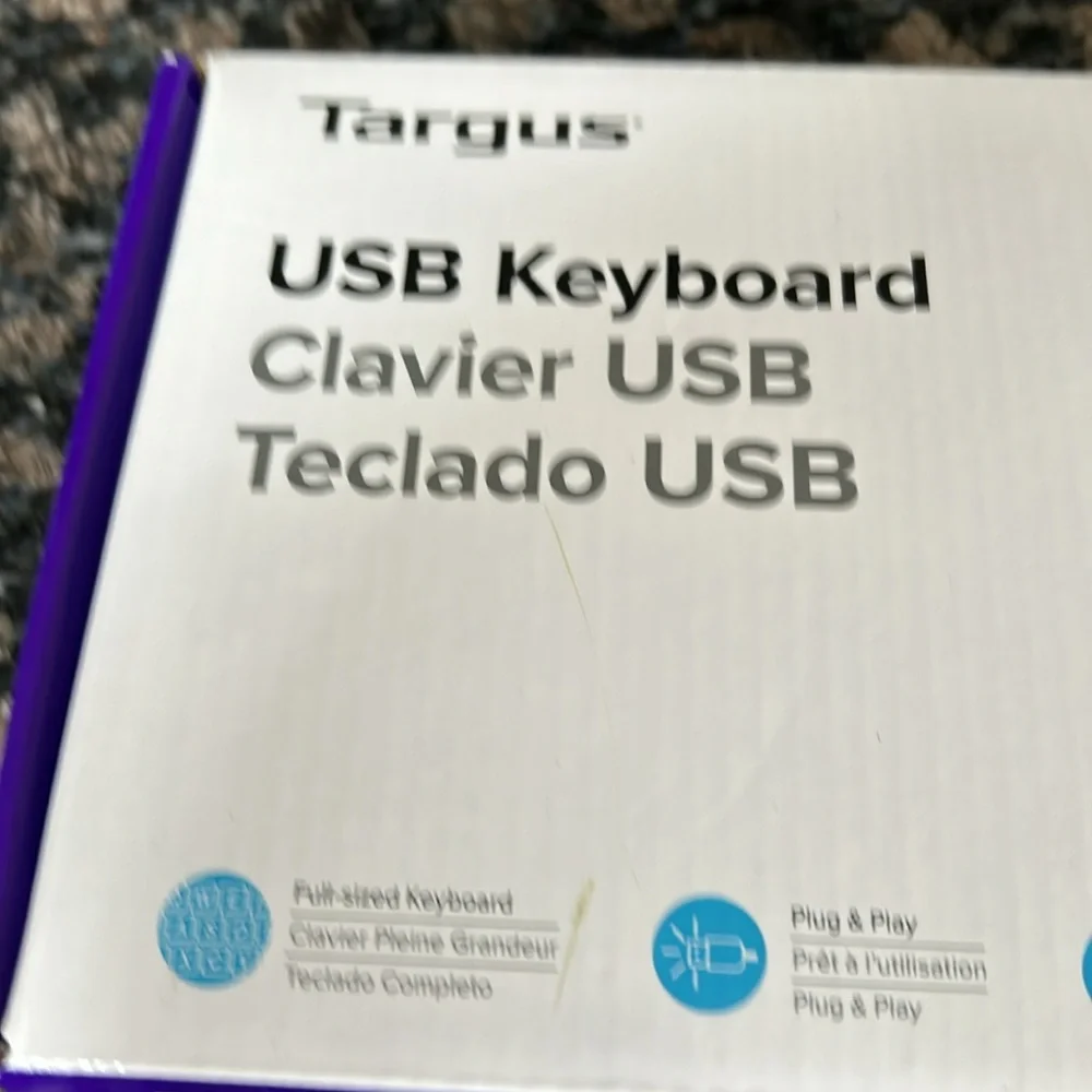 TARGUS USB KEYBOARD NWT
